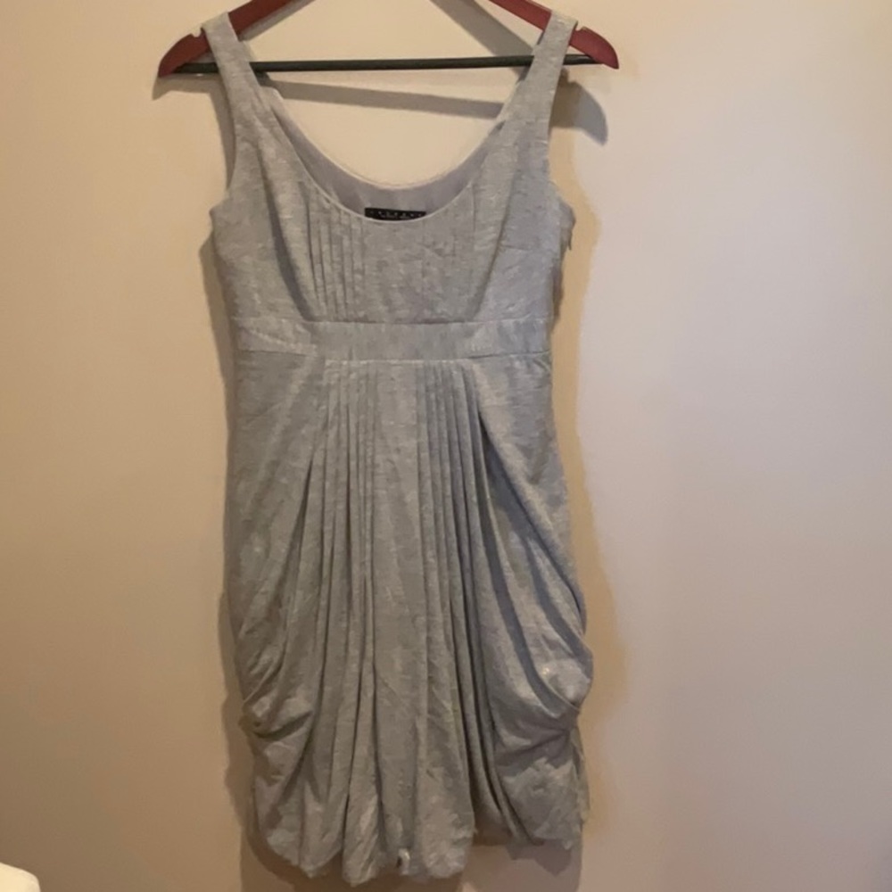 Laundry by Sheli Segal Grey Mini Dress. Size 2